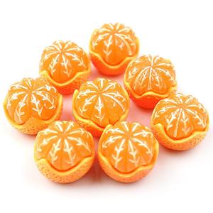 미니어처 파츠 깐 귤 모형 오렌지 1.6cm 5개 과일모형