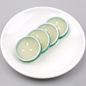 슬라이스 라임 모형 5.3cm 4개 과일모형 UR