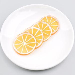 얇은 슬라이스 오렌지 모형 5.5cm 4개 과일모형 UR