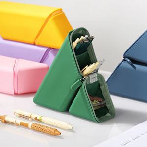 심플 스탠드 말랑 실리콘 연필꽂이 필통