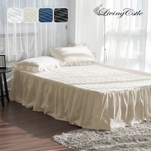 베드스커트 고정밴딩 사계절 침대 스커트 매트리스 커버 벨르 프릴 패드 SS/Q 4컬러