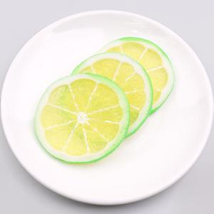슬라이스 조각 라임 모형 그린 7.8cm 과일모형 UR
