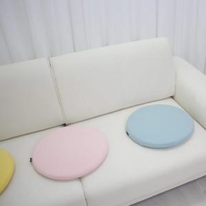 팝컬러 마카롱 파스텔 원형방석 벤치의자방석 치질방석 카페 5colors