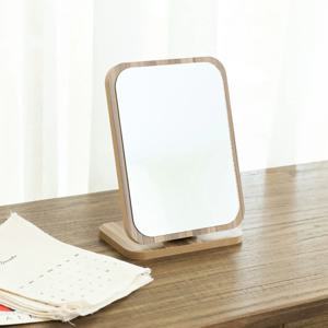 탁상거울 인테리어 벽걸이 스탠드 화장 거울 LUAZ-MR5 (우드 접이식 거울)