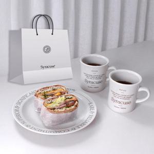 본사(쇼핑백) 레터링 머그 2인세트 3P (2) 접시 24cm