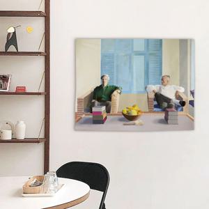 데이비드 호크니 명화 패브릭 포스터 22종 - 16.F-돈 바카디와 크리스토퍼 이셔우드