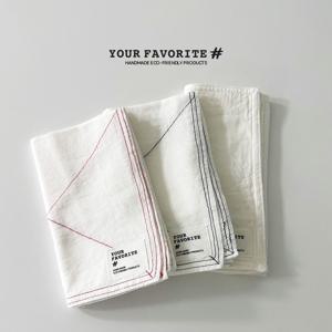 무형광 소창행주 2겹 정련완료 강화소창 무표백