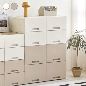 [오늘의집 단독] 데일리 적층 1단 모듈형 서랍장 수납장 옷장정리함 리빙박스 2색