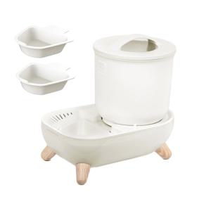 퓨어나인S9 자동급수기+추가거름망2개 set 모델 D11(11.3cm) 원목다리