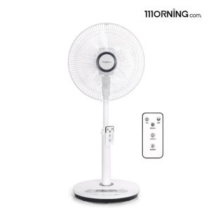 [리퍼] 14cm 미세풍 발터치 선풍기 I  좌석용 리모컨 선풍기 DWF-FR1410