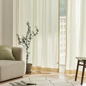 1+1 내츄럴 베이직 광목커튼