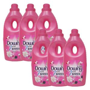 다우니 초고농축 섬유유연제 핑크 1L x6