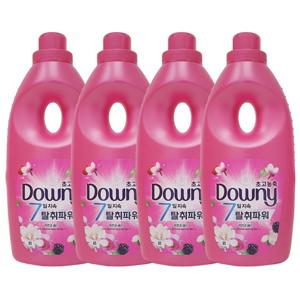 다우니 초고농축 섬유유연제 핑크 1L x4