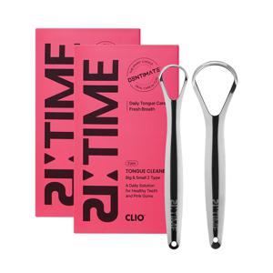 덴티메이트 리타임 올스테인리스 420 백태제거 혀클리너 스푼타입 2입x2세트