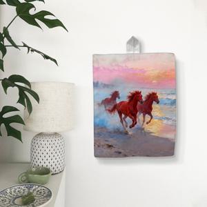 인테리어 말 그림 스위치 가리개 붉은말 풍수 콘센트 패브릭 커버