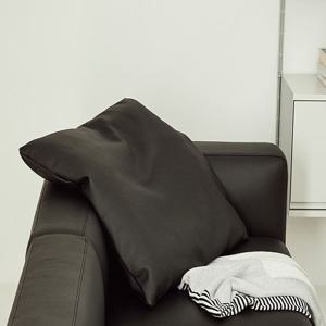 티바트 3.5인 반카우치형 프라우 패브릭 소파