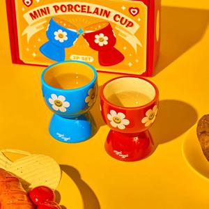 스마일 도자기 소주잔 세트 (2종 택1)