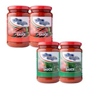 프리텔리롱고바디 아라비아따소스x2개+토마토바질소스x2개