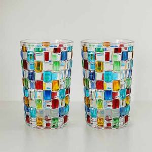 몬드리안 하이볼잔 물컵 홈카페 355ml 2p