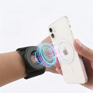 360도 회전 맥세이프 핸드폰 암밴드 손목밴드 손목거치대 러닝 등산 운동 헬스