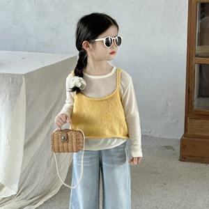 레이아 니트 조끼 뷔스티에 R13548