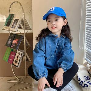 앞포켓 데님 후드 점퍼 R5663