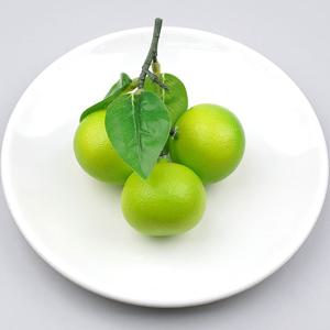 송이 청 귤 모형 그린 3H 4.3cm 과일모형