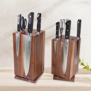 회전 자석 칼블럭 원목 칼꽂이 칼걸이 거치대