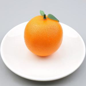 잎사귀 오렌지 모형 7.8cm 과일모형