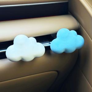 몽글몽글 구름 차량용 석고방향제(택1) 선물상자 새차 연인 방향제 생일 이직 축하선물