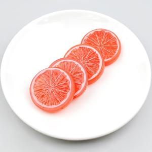 슬라이스 자몽 모형 레드 5.1cm 4개 과일모형 UR