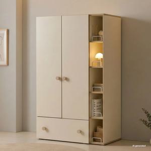 밀크샌드 옷장 낮은 고등학생 중학생 옷장 자취생 원룸 1000