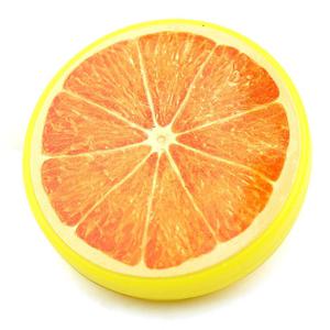 슬라이스 레몬 모형 집게 옐로우 4.6cm 과일모형 RR