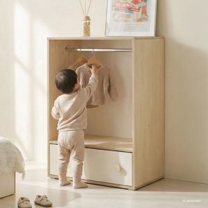 밀크샌드 아기 행거 옷장 800 베이비장 아기 서랍장 아이방 옷장 키즈
