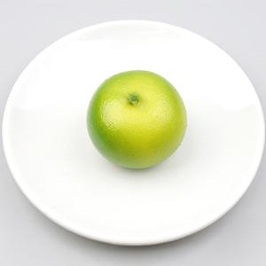별꼭지 귤 모형 청귤 그린 6.5cm 과일모형