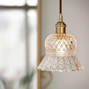 엔틱 크리스탈 글라스 1등 펜던트 빈티지 인테리어 조명 식탁등 주방등 카페 천장