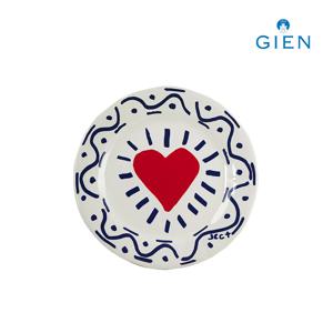 랄치펠 센티멘털 디저트 접시 하트 1p (23cm)