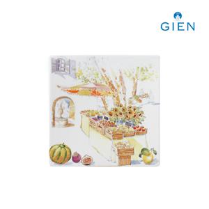 프로방스 작은 사각 접시 1p (17x17cm)