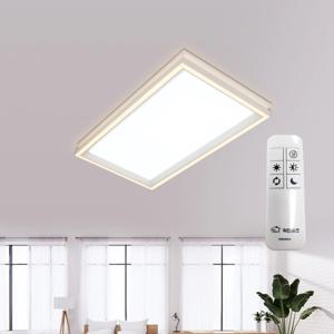 파인홈즈 LED P타입 740X440 55W 거실등 방등 무드등 리모컨 플리커프리 AS3년