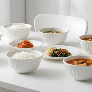 도자기 냉동밥 보관 용기 6P 세트 300ml