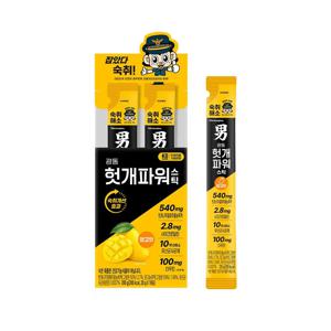 광동 헛개파워 스틱  망고맛 10개입 / 숙취해소 젤리