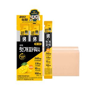 광동 헛개파워 스틱  망고맛 100개입 / 숙취해소 젤리