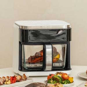 글라스 에어프라이어 5.5L 유리 바스켓