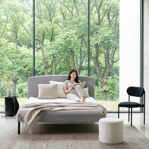 포엔드 온돌 온열 기능성 패브릭 퀸 흙침대