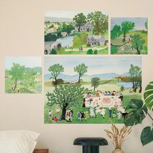 힐링 풍경화 그랜드마 모지스 인테리어 캔버스 액자 20종