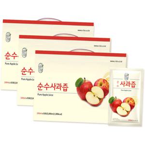 순수 사과즙 100ml*50팩 3팩
