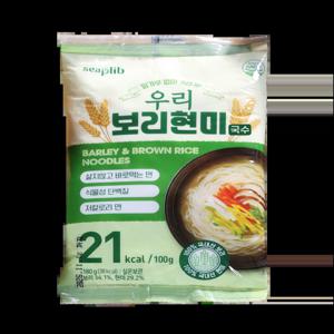 우리보리현미국수 100g당 21칼로리 100% 국내산 건강한 한끼