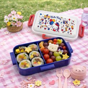 헬로키티 언제나 너의 곁에 1단 도시락 530ML 돔형 사면결착 런치박스