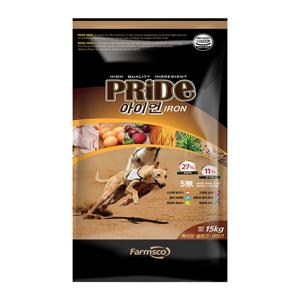 팜스코 프라이드 아이언 15KG 특수견 대형견 대용량 개사료