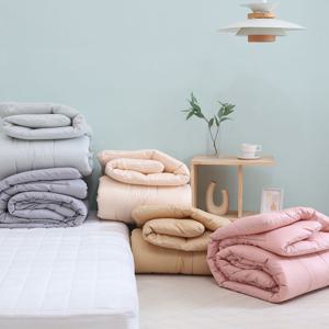 파스텔컬러 미넬 60수 순면 사계절 차렵이불(S) - 5colors